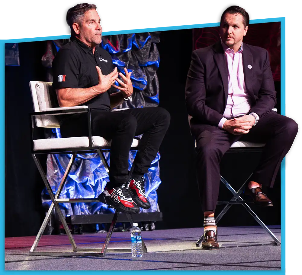 Dutch Mendenhall with Grant Cardone at Invest Wealth Summit 2023 West